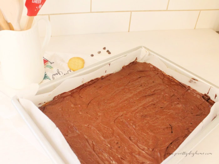 Slab of Ritz cracker toffee covered in melted milk chocolate