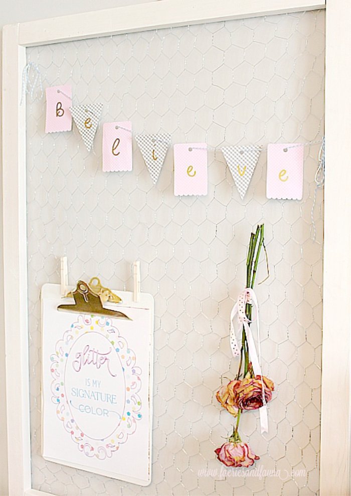 DIY Farmhouse Bulletin Board