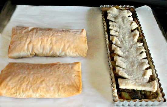 Filo, Pie, Savory, Fall, Recipe