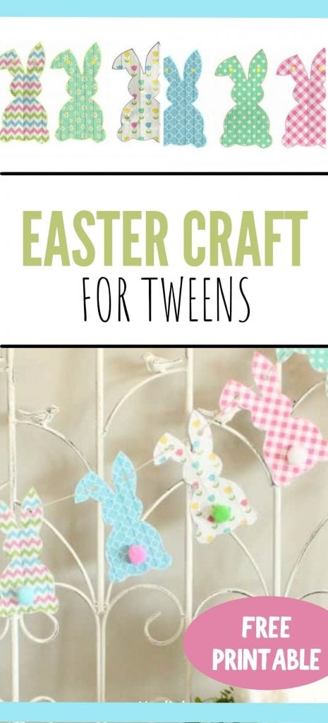 Easter Bunny Banner Free Printable