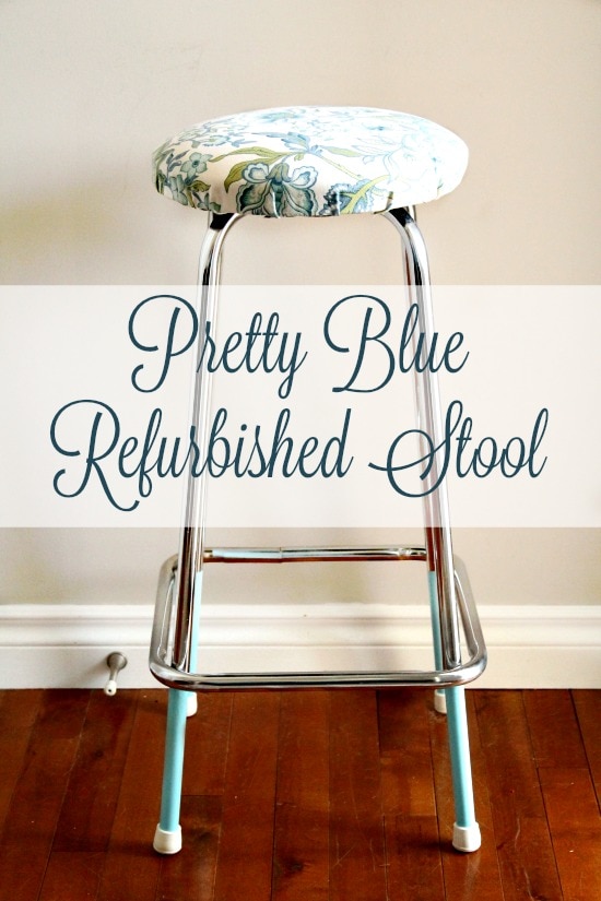 Upcycled Stool, Refurbished Stool, DIY Crafts, DIY Home Decor