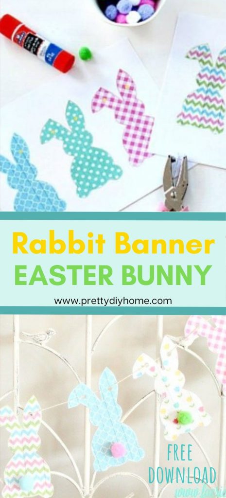 Easter Bunny Banner Free Printable