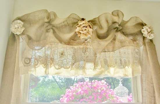 shabby chic window treatment ideas