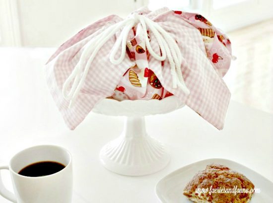 How to Make a Basket Liner that Ties Closed