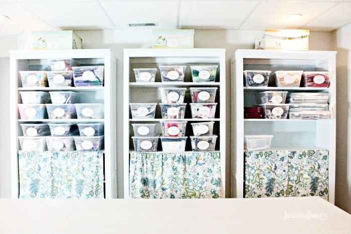 Organizing Craft Room Shelves Easily Find What You Need