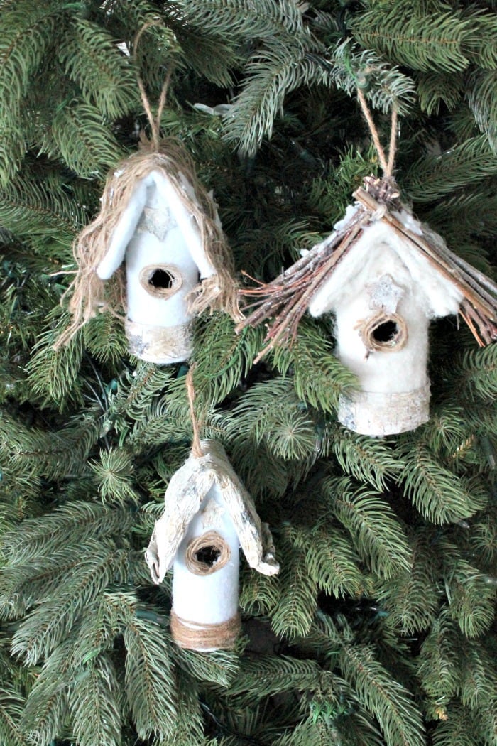 DIY Christmas Tree Ornaments, DIY Ornaments, homemade ornaments easy to make Christmas decorations, farmhouse Christmas decorating ideas