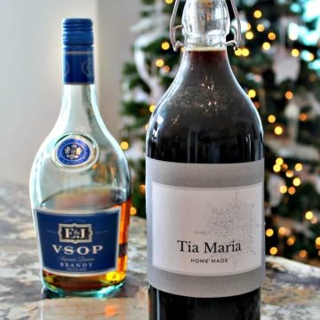 Home made liqueurs, homemade Tia Maria, Tia Maria, Tia Maria drinks, Tia Maria beverages
