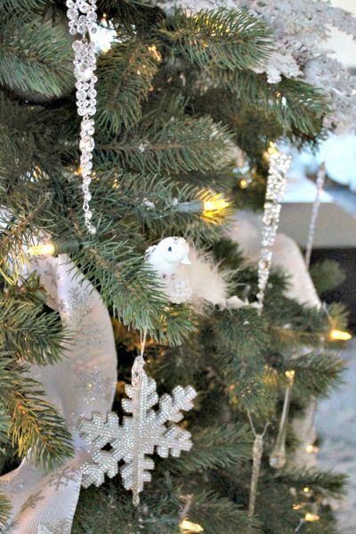 White and Glistening Christmas Tree