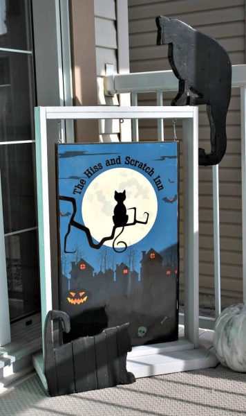 DIY Halloween Front Porch - Not So Ghastly Ghosts