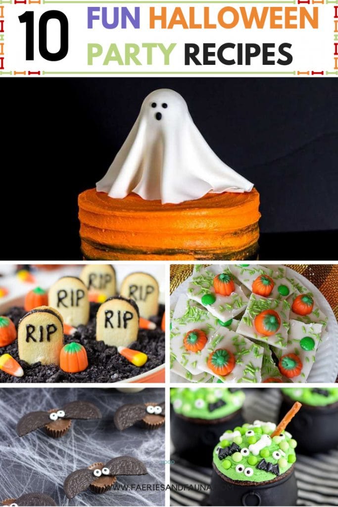 Halloween treats for kids. This collection has sever simple, easy, and fun to make Halloween dessert ideas.