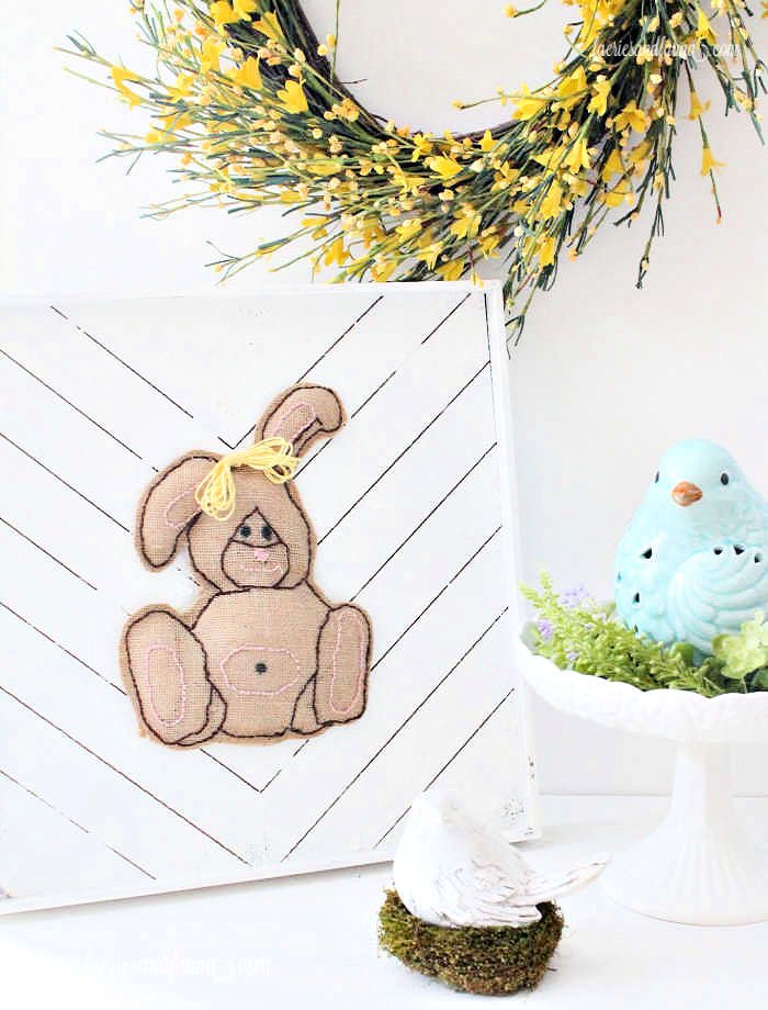 A Easter craft Easter Bunny Sign 