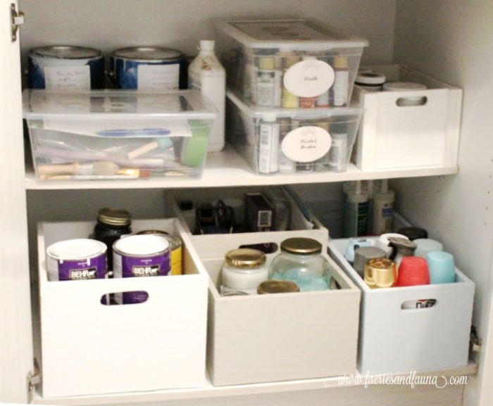 How to Organize Paint and Paint Storage Tips