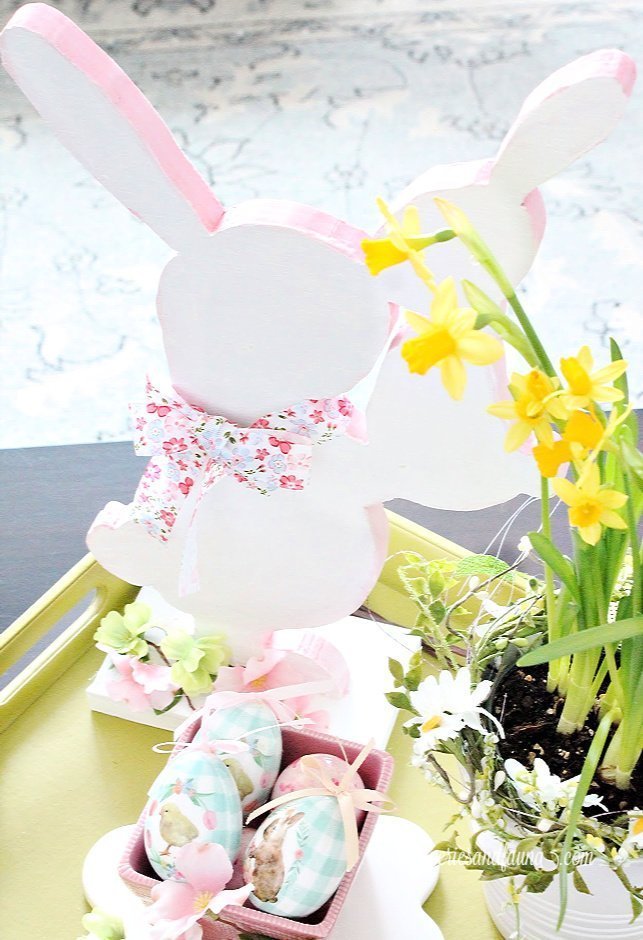 DIY Wood Bunny for Spring Decor