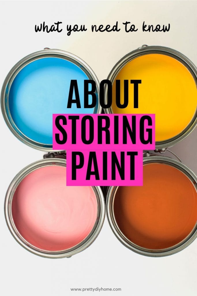 How to Organize Paint and Paint Storage Tips