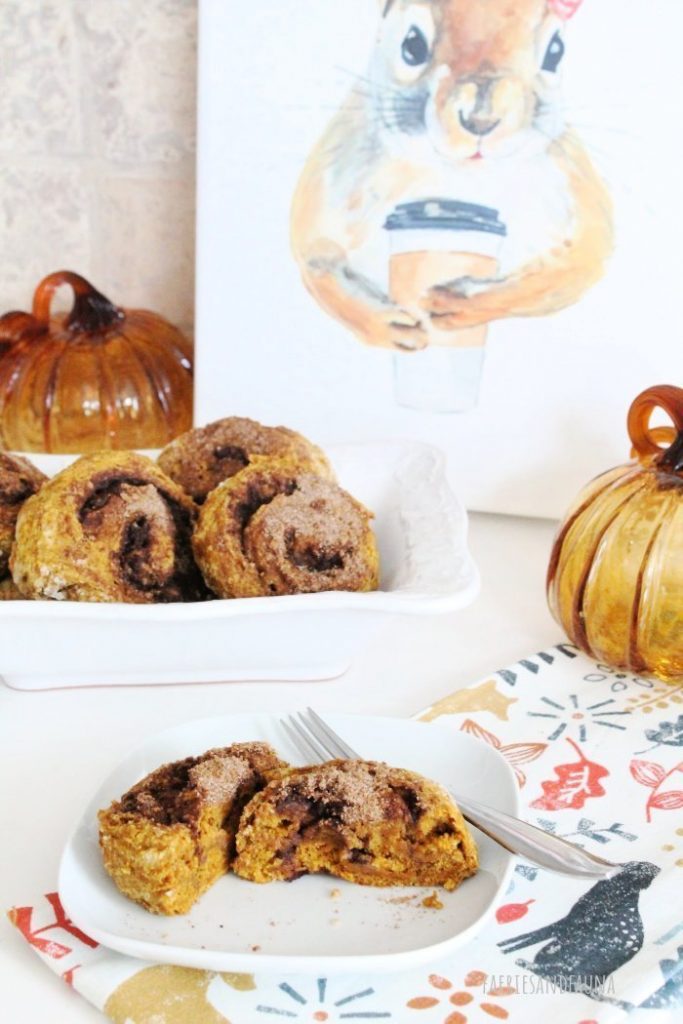 A Fall Pumpkin scone recipe with cinnamon