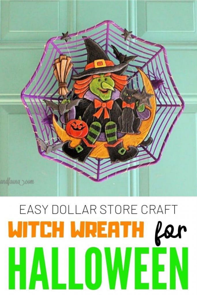 Easy and quick dollar store craft for Halloween.