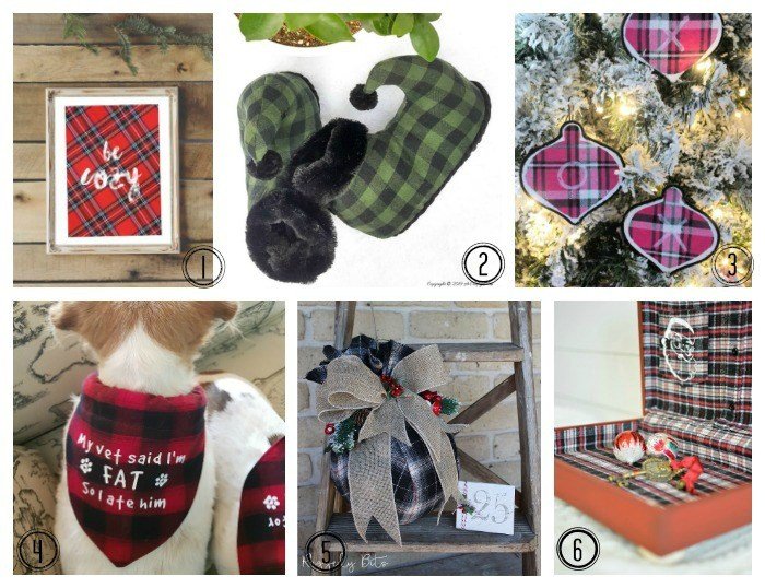 A collection of Christmas Craft using Flannel