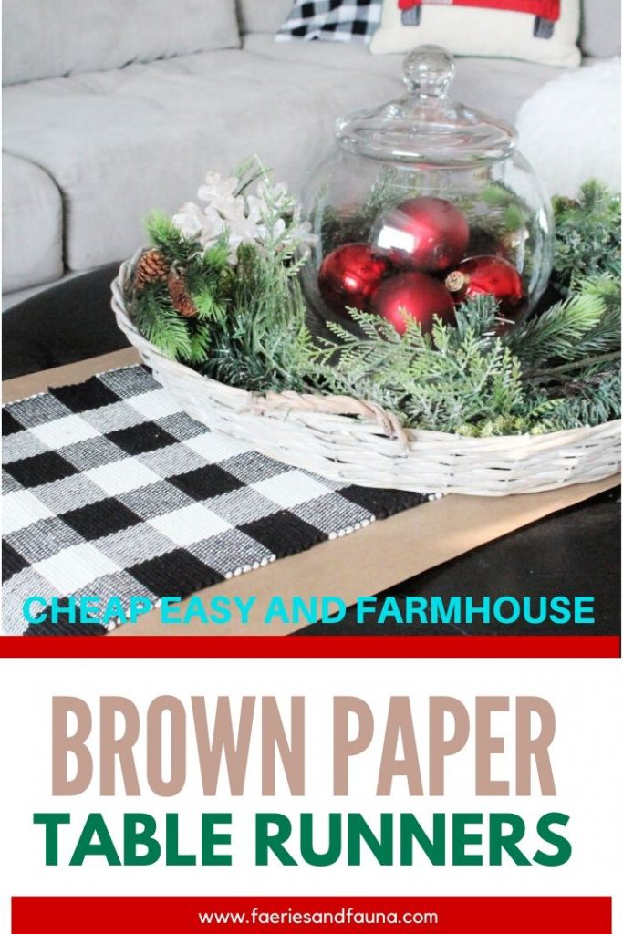 Easy DIY Paper Table Runner