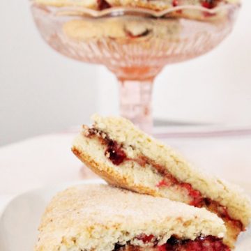 A tray of Cranberry Scones for Christmas