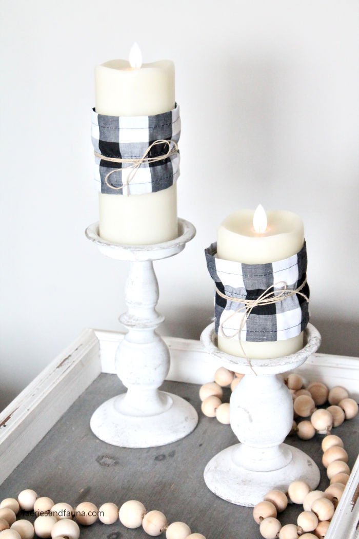 DIY candle covers 