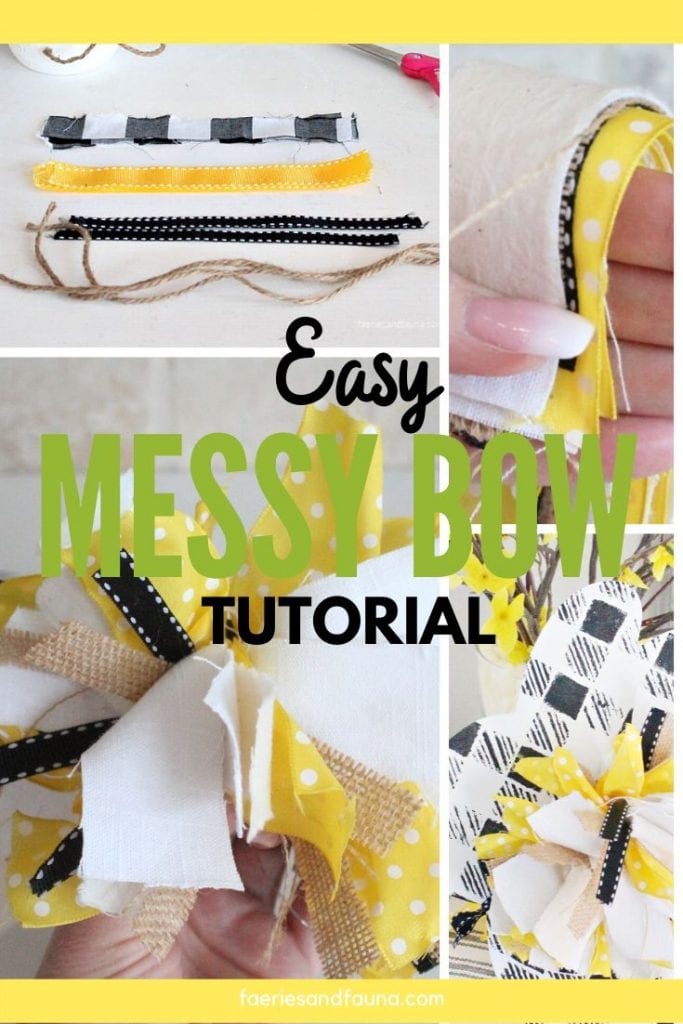 Easy to make DIY Mess Bow