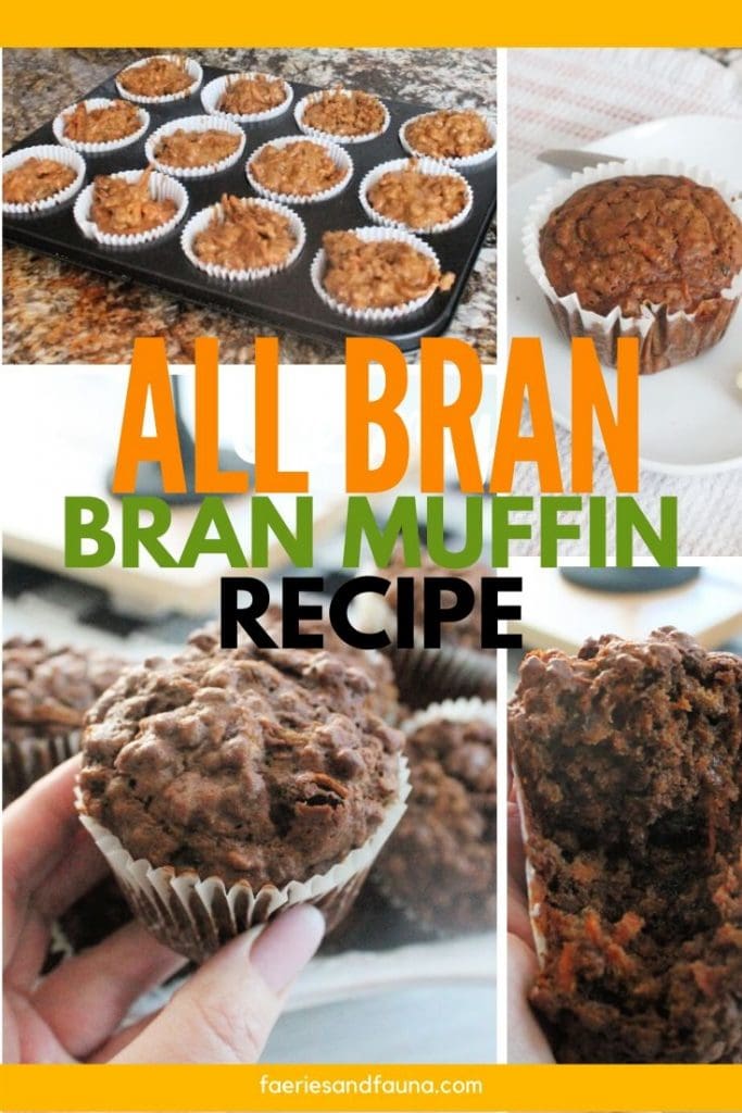 A healthy high fibre low fat bran muffin recipe.
