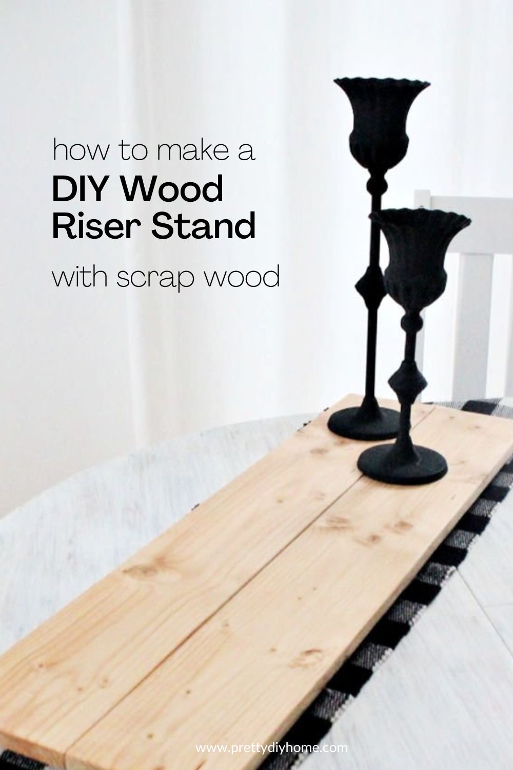 Diy Fall Riser DIY Wood Riser For Tabletops And Counters - Pretty DIY Home