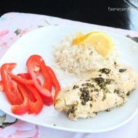 Lemon Chicken served with Cauliflower Rice