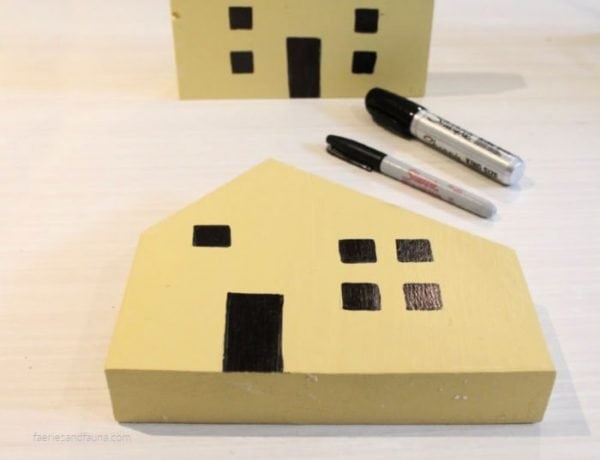 Small Wooden Houses Craft