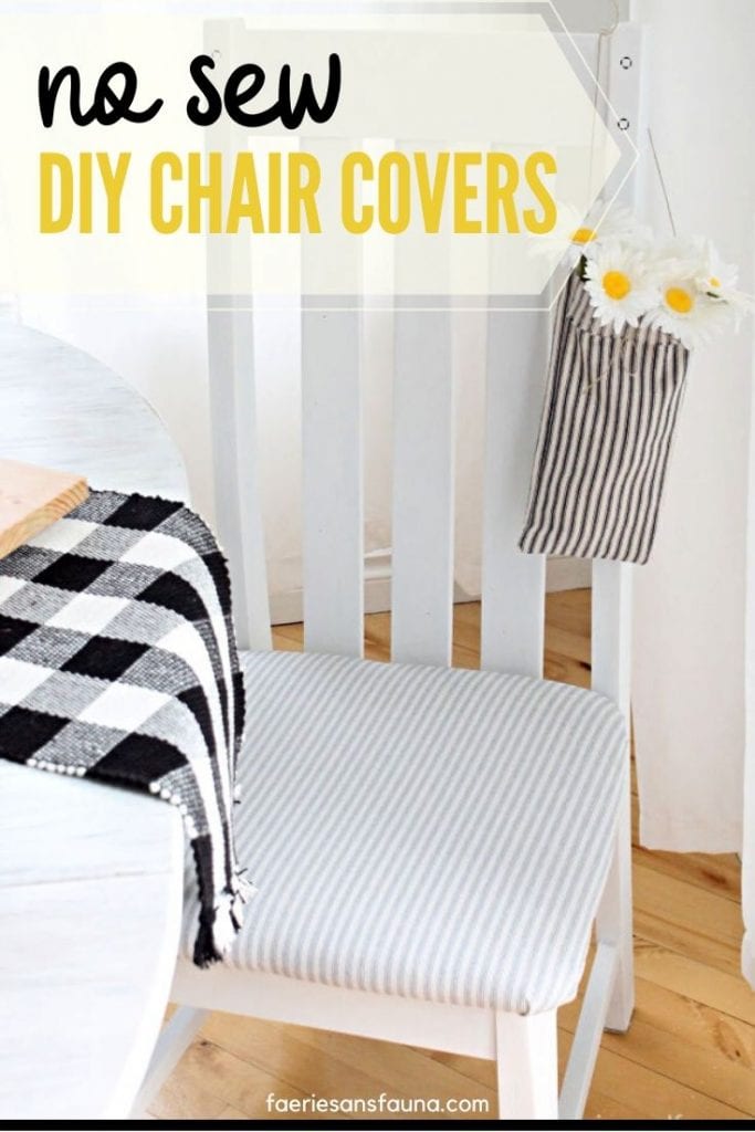 Diy Chair Covers No Sew Diy Chair Cushions For My Kitchen In My Own