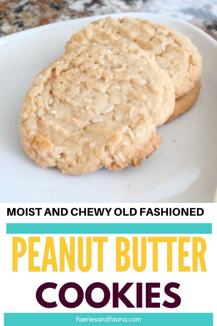 Easy recipe for homemade peanut butter cookies.