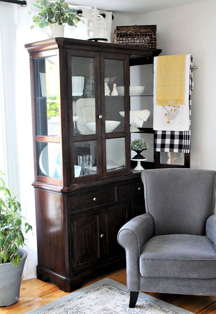 China cabinet deals in living room