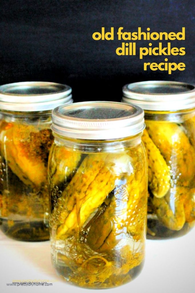 Classic Homemade Dill Pickle Recipe Pretty Diy Home