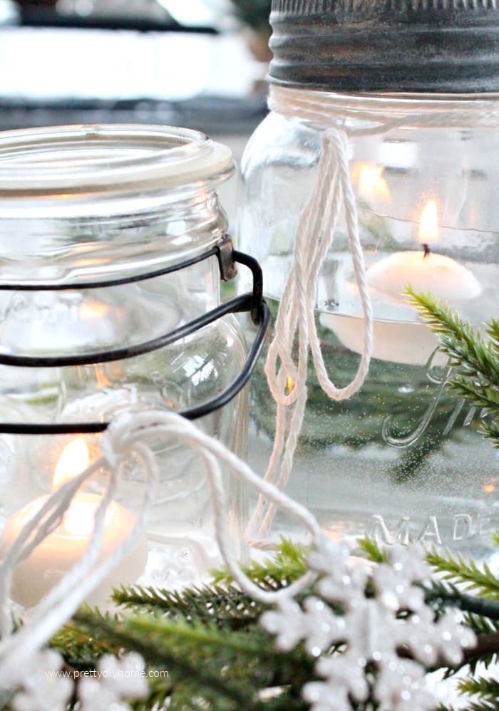 Christmas DIY: Mason jar candles