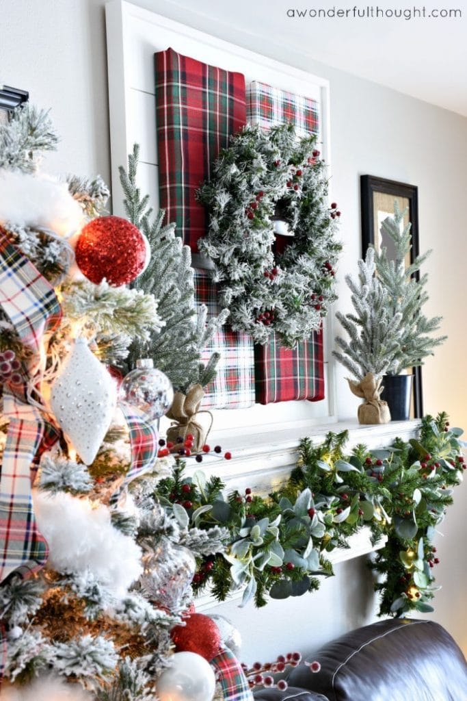 DIY Plaid Christmas Pillows - A Wonderful Thought