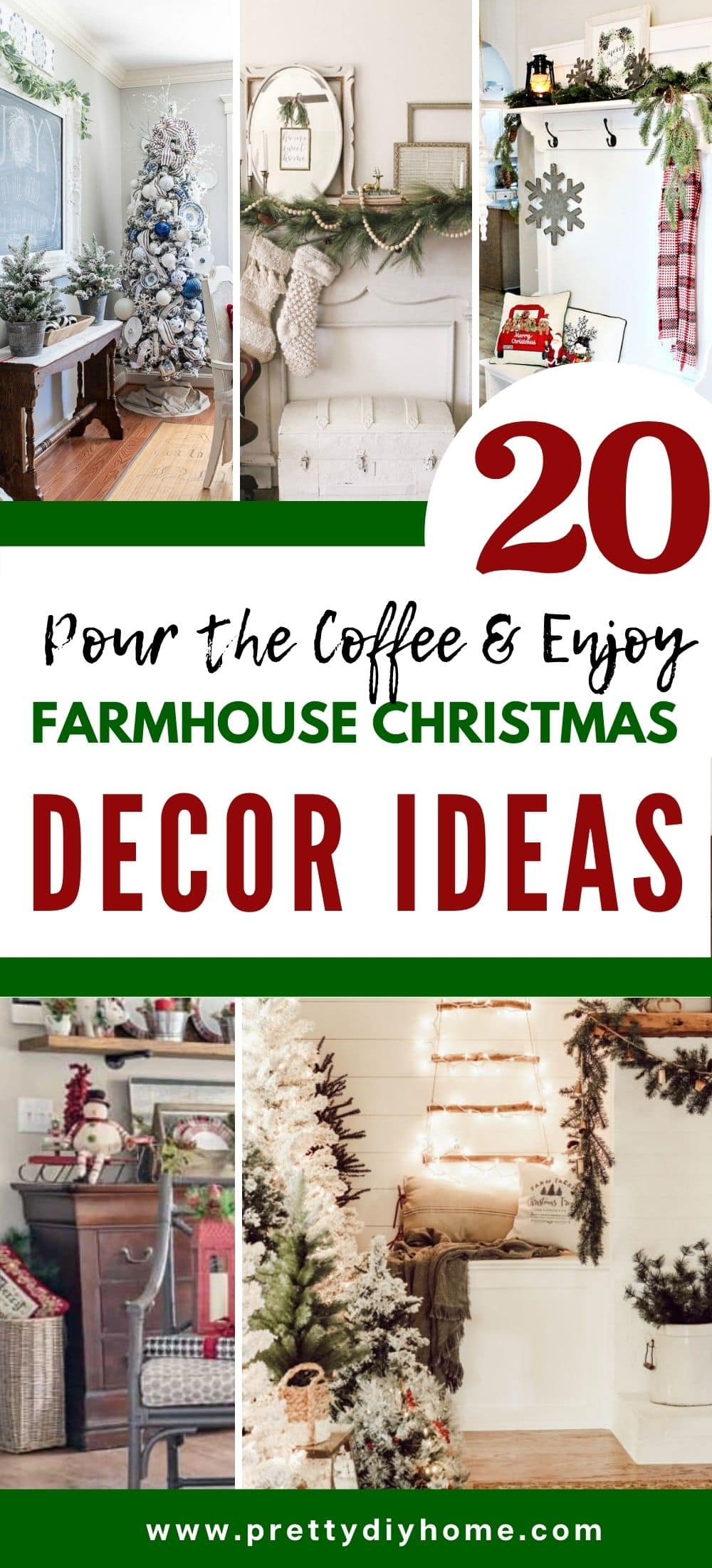 Farmhouse Christmas Decor Ideas - Pretty DIY Home