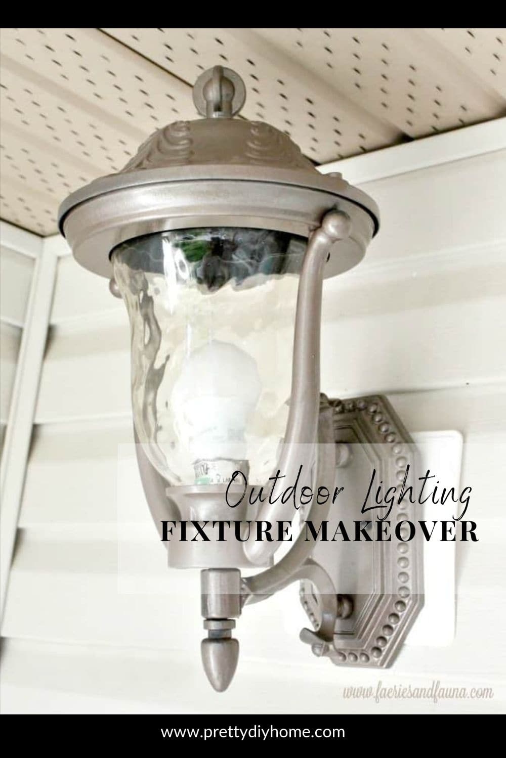 How to Paint Outdoor Light Fixtures