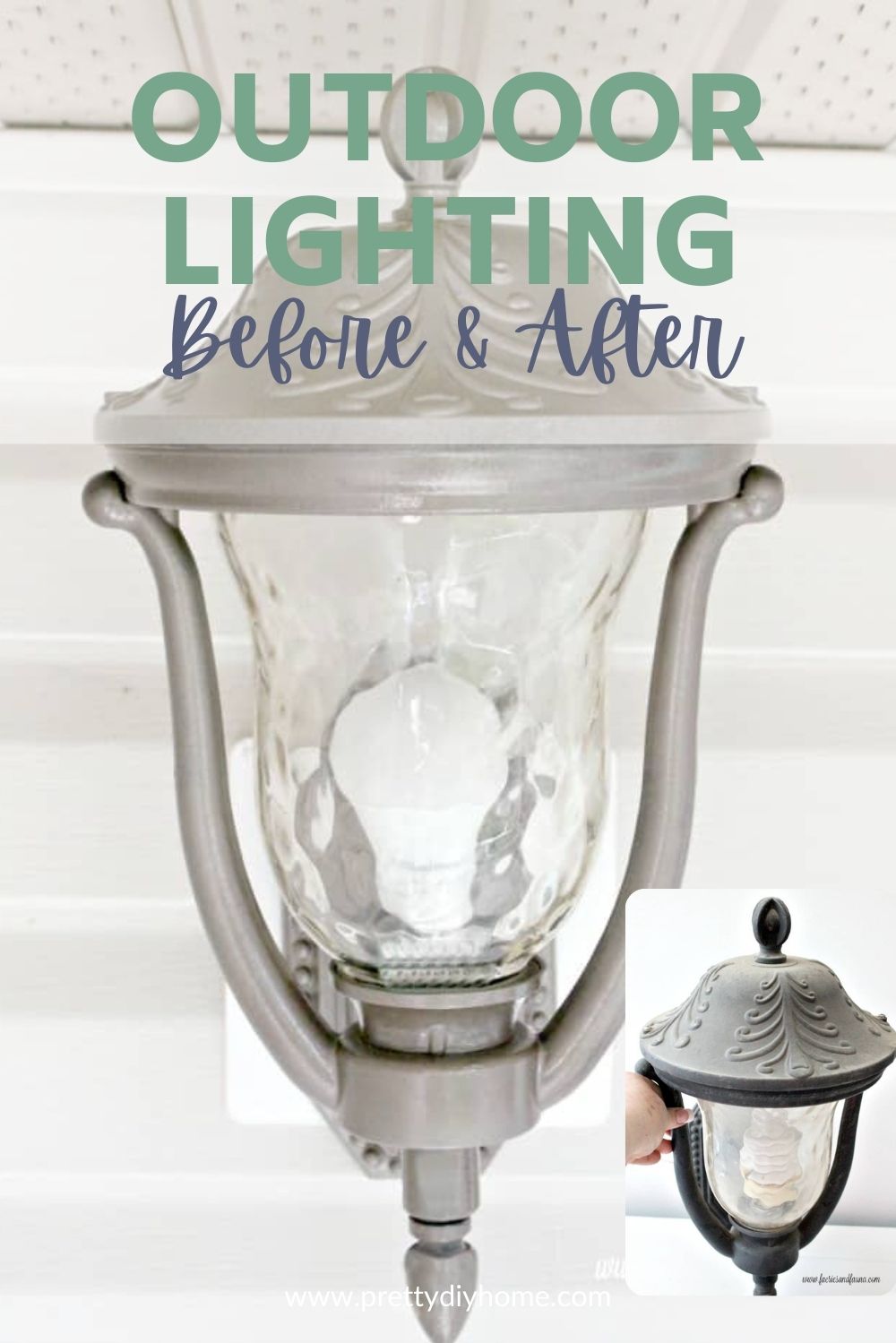 How To Paint Outdoor Light Fixtures