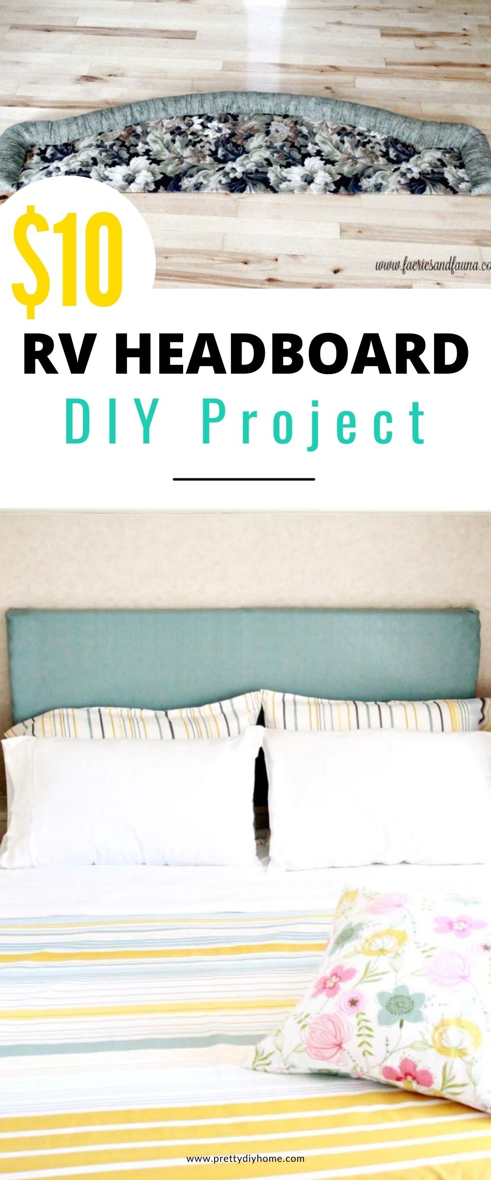 How To Make An RV Headboard For Less Than 10