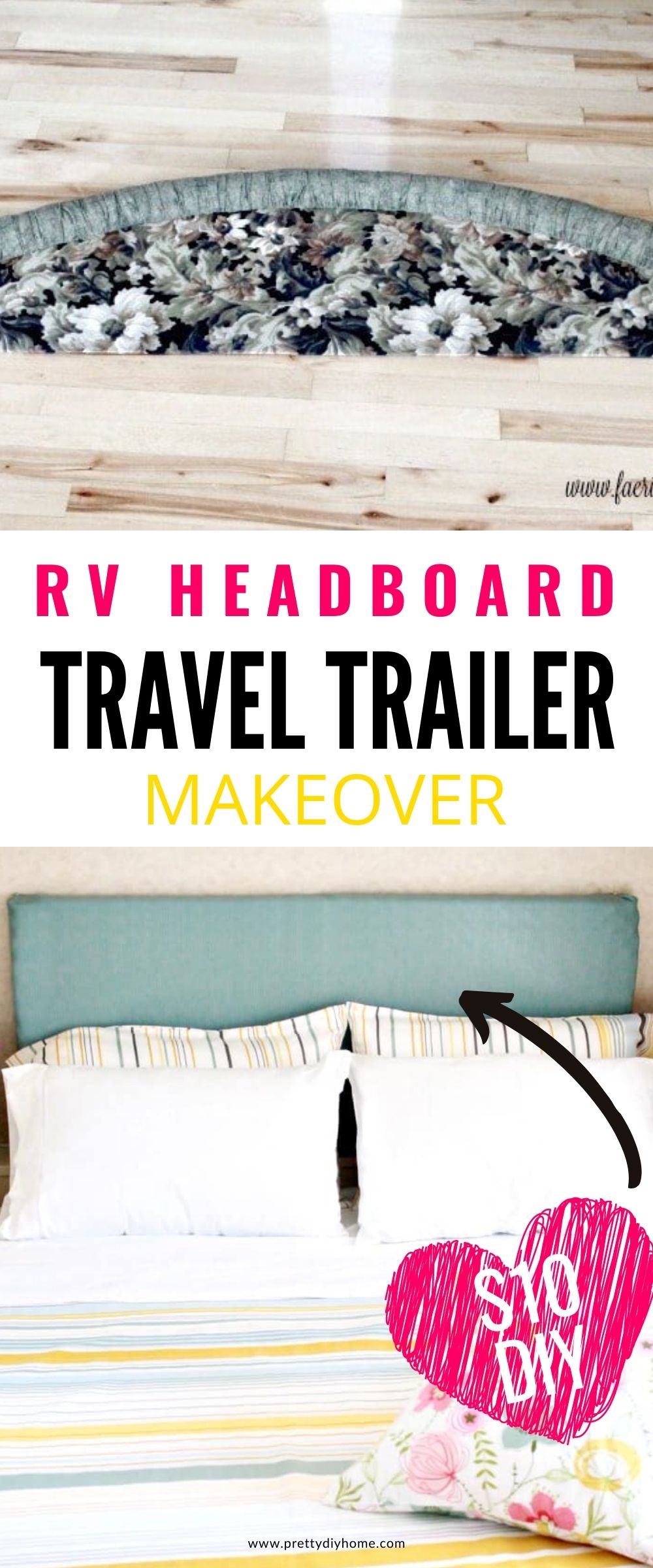 How to Make an RV Headboard for Less than 10