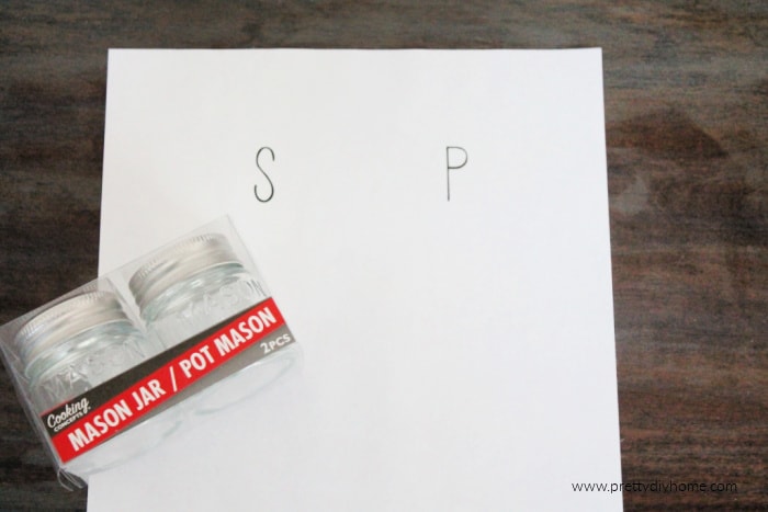 DIY Mason Jar Salt and Pepper Shakers