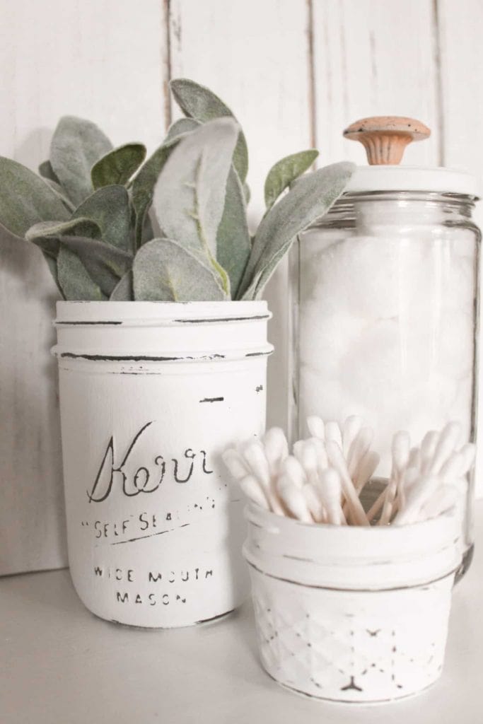 Glass Storage Jars for the bathroom