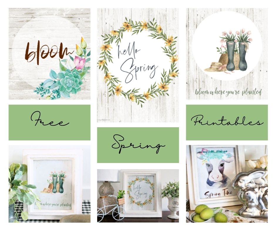 Free Spring Printables For Home Decor - Pretty DIY Home
