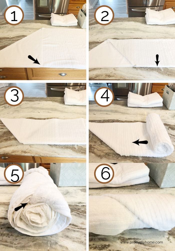 3 ways to fold: Wash cloths 