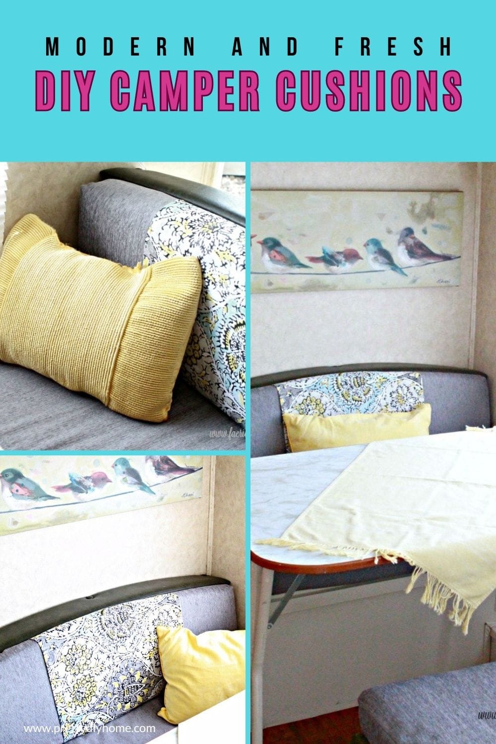 Camper Cushion Covers DIY