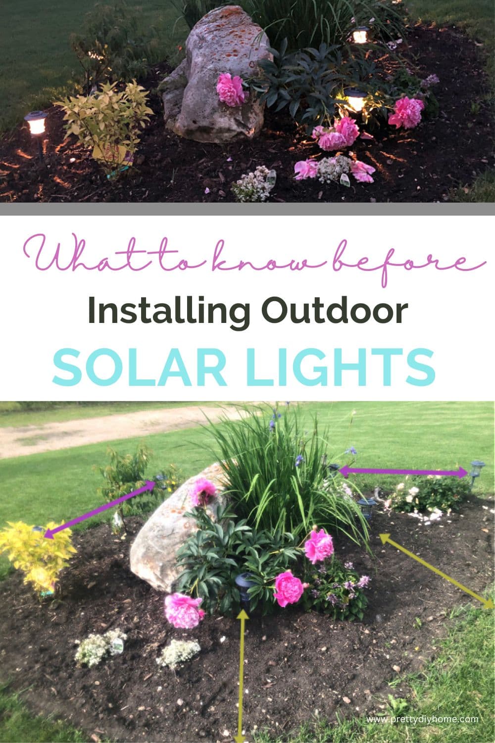 Tips For Installing Solar Lights Outdoors - Pretty DIY Home