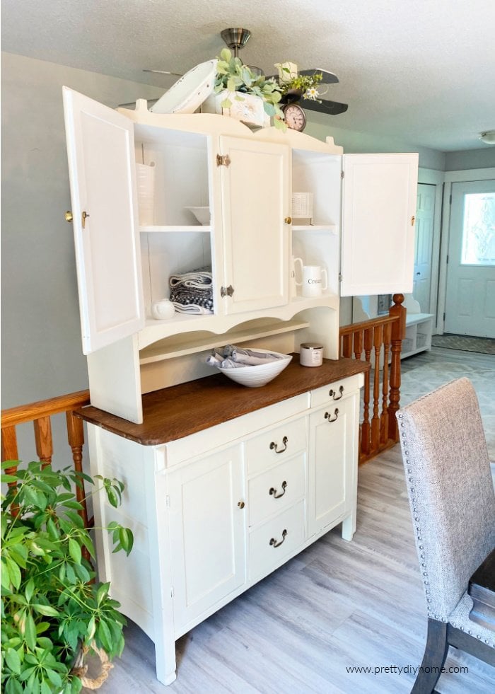 Replacement flour bin for shop hoosier cabinet