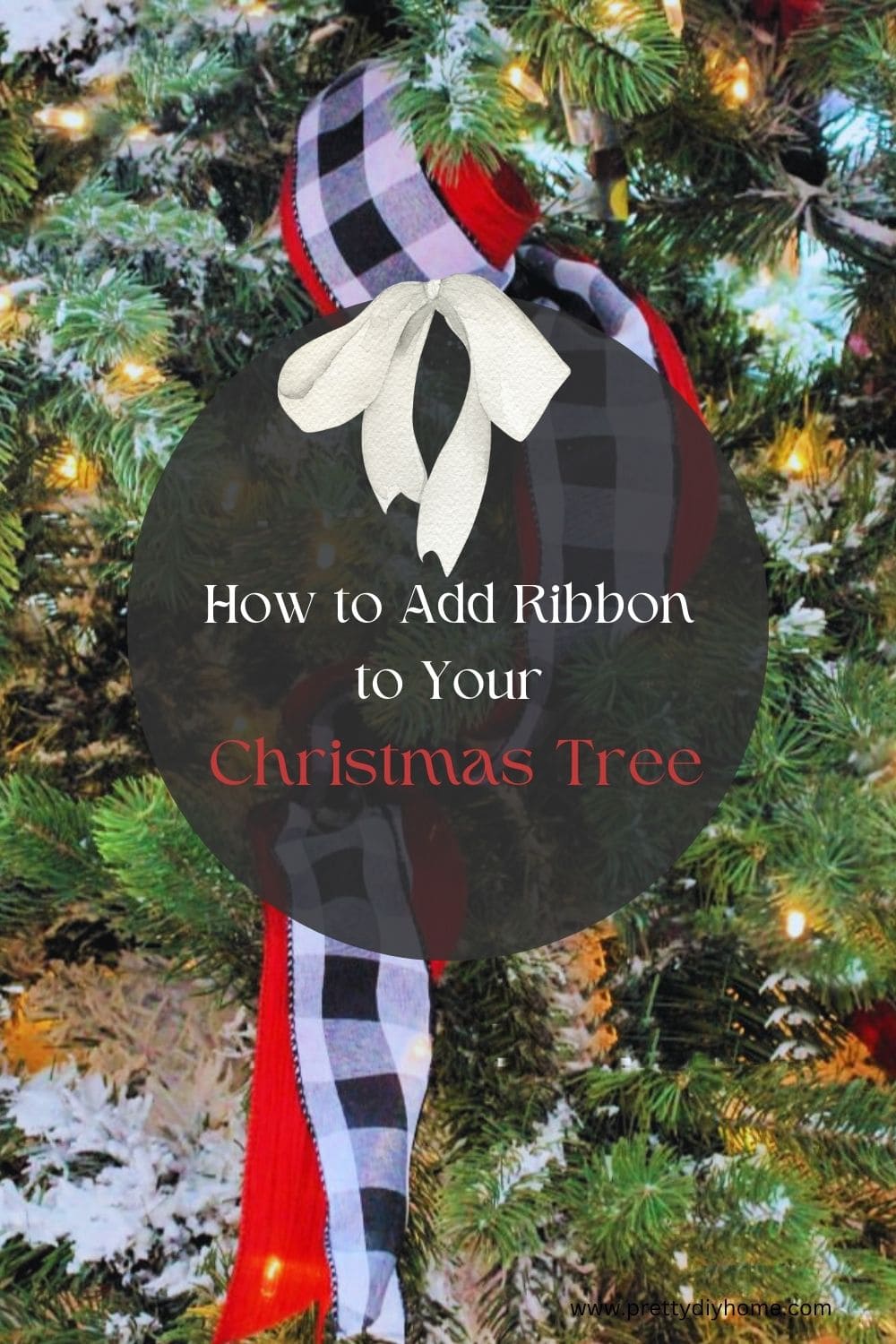 How to Decorate a Christmas Tree Professionally with Ribbon