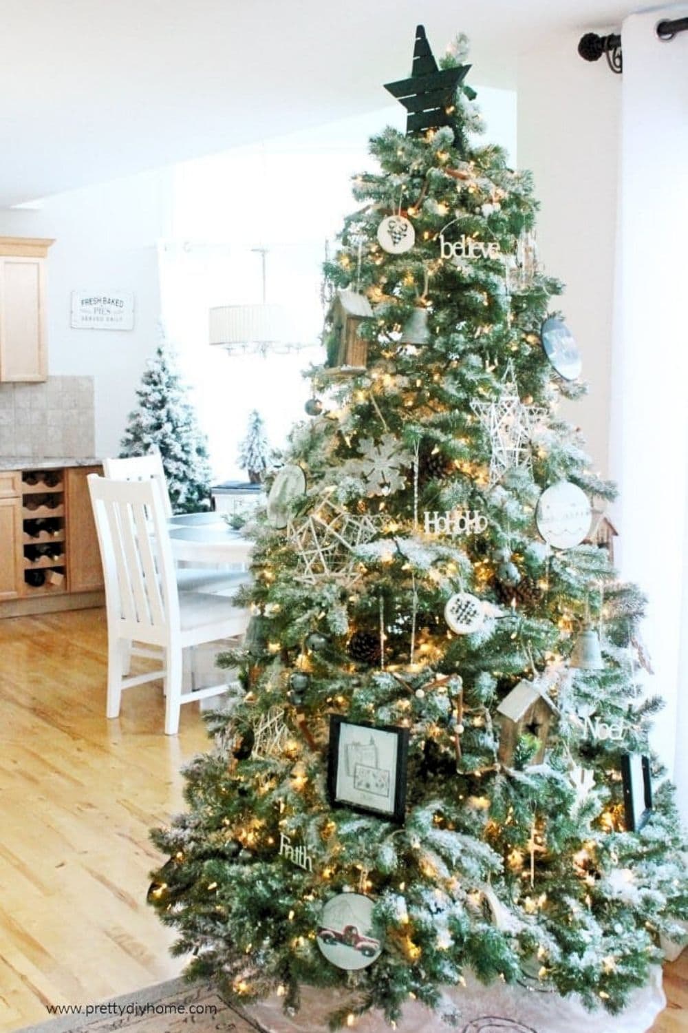 Neutral Christmas Tree - Pretty DIY Home