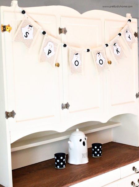 Spooky Halloween Banner - Pretty DIY Home